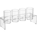 Sofd Clear Acrylic Makeup Brush Station with 4 Cups - Product view