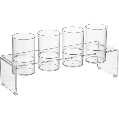 Sofd Clear Acrylic Makeup Brush Station with 4 Cups - Product view