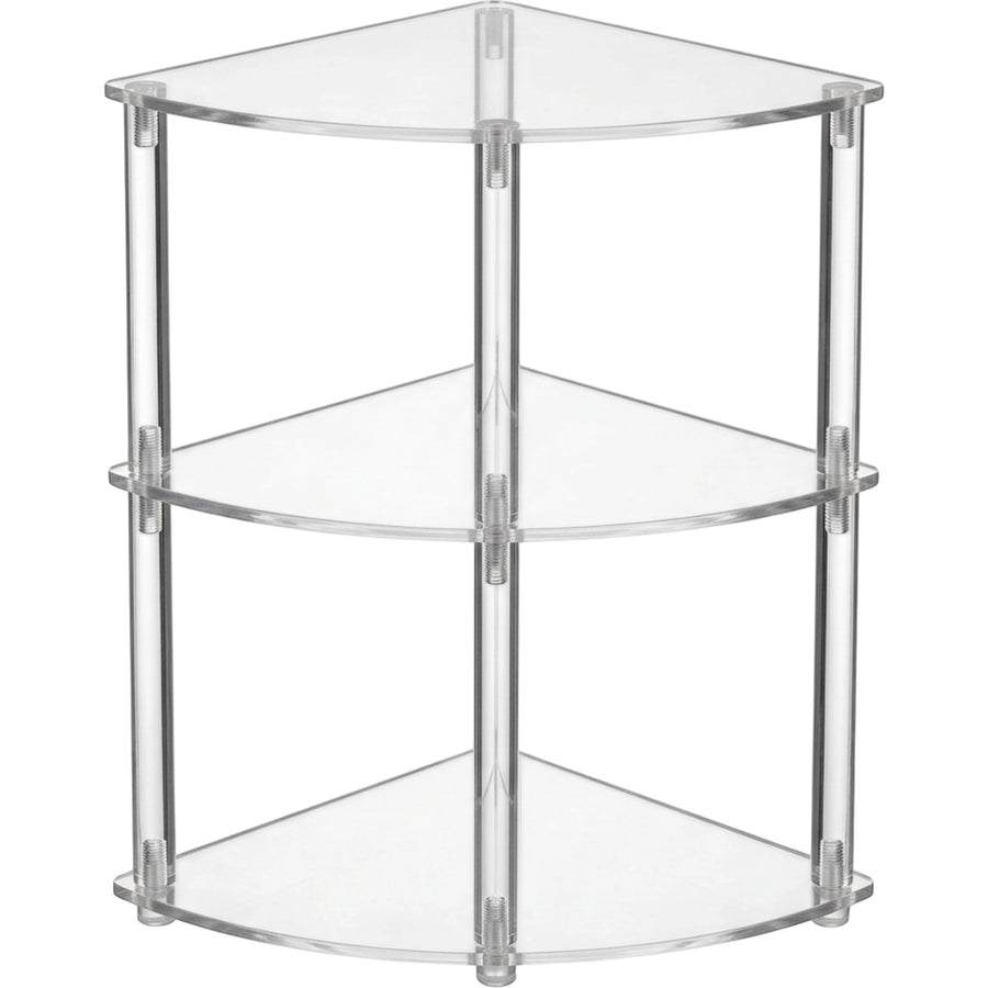 Sofd Clear Acrylic Three-Tier Corner Cosmetic Organizer